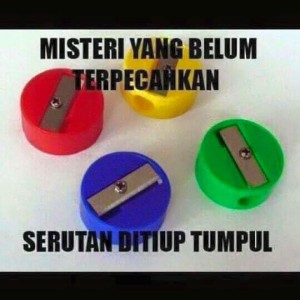 seritan ditiup bisa tumpul