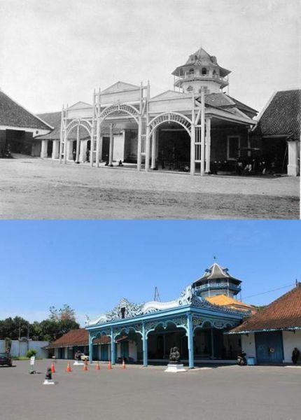 Solo Tempo Dulu - Bangsal Kamandungan Keraton Surakarta (1910)
