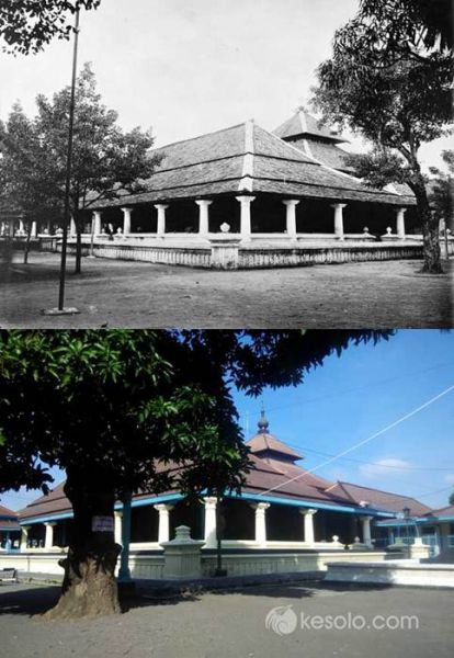 Solo Tempo Dulu - Masjid di Keraton Susuhunan Solo Surakarta 1910-1930
