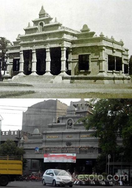 Solo Tempo Dulu - Soos MN 1920 (Anten), sekarang Monumen Pers Solo