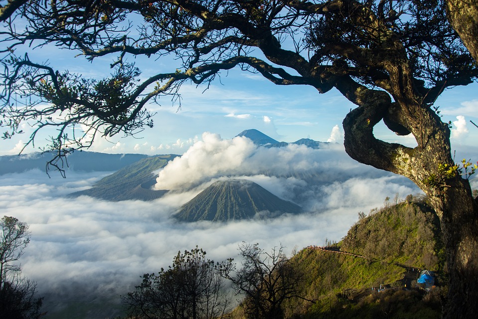 fotografi pemandangan keindahan gunung bromo