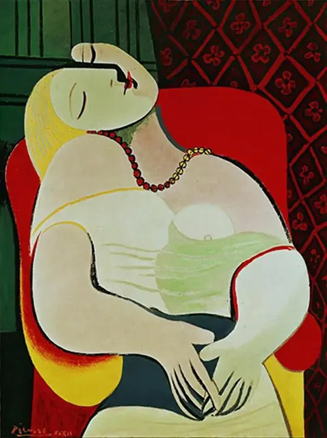 Lukisan The Dream (Le Rêve), 1932 karya Pablo Picasso