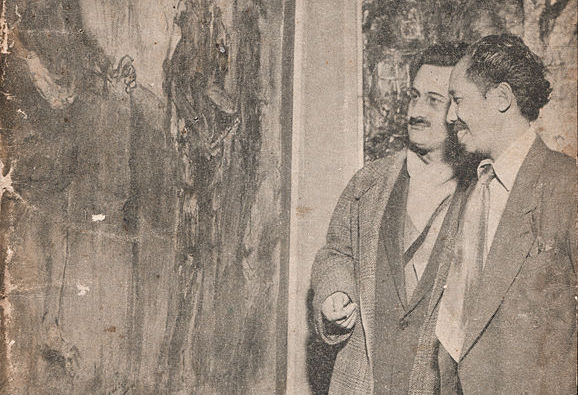 affandi menyelenggarakan pameran di paris pada april-may 1953