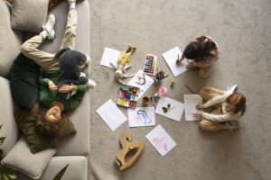 contoh penggunaan Overhead shot contoh penggunaan Overhead shot