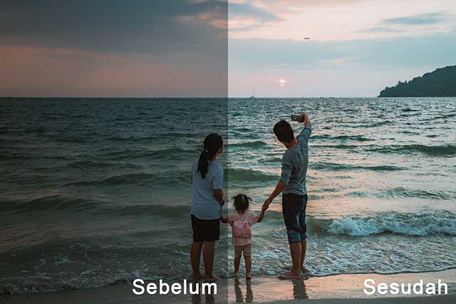 pengaturan-Brightness dan contrast Color Grading