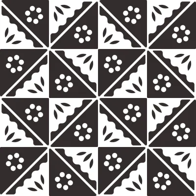 Contoh gambar 2 dimensi Ragam Hias Jawa Slobog