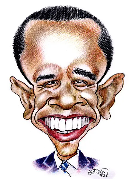 Gambar Karikatur Barack Obama