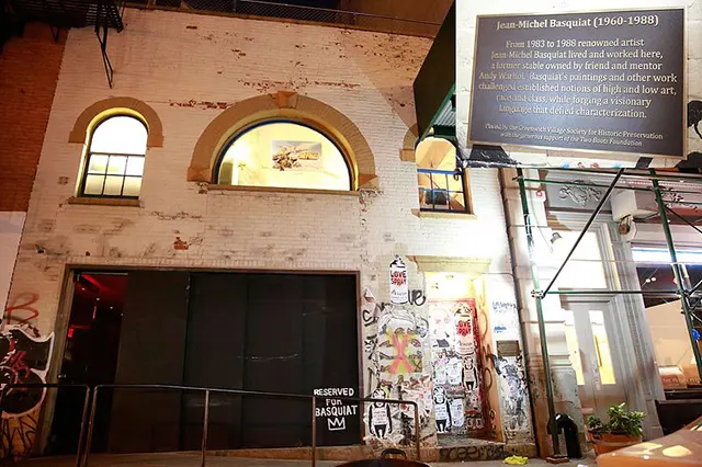 Jean Michel Basquiat (1960-1988) home on 57 Great Jones Street
