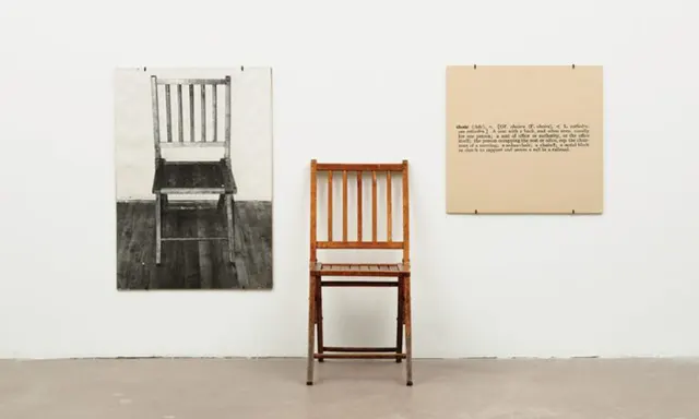 Joseph Kosuth, One and Three Chairs, 1965