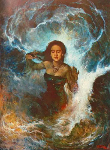 Njai Loro Kidul (1950-1964) karya Basuki Abdullah