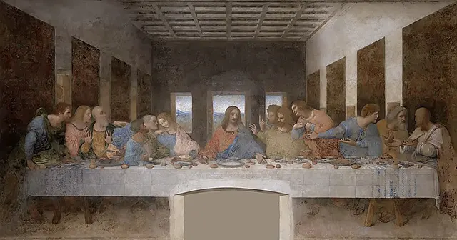 The Last Supper, lukisan mural karya Leonardo da Vinci