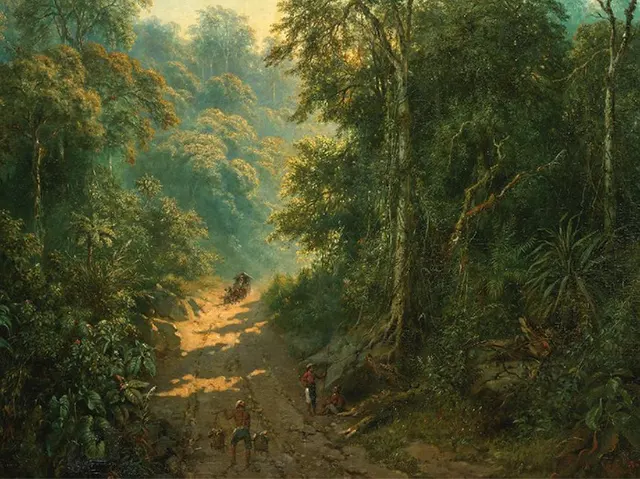 Lukisan Pemandangan Megamendung karya Raden Saleh